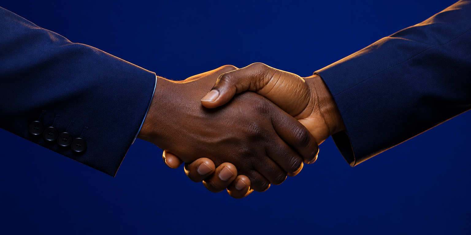 Partnership handshake